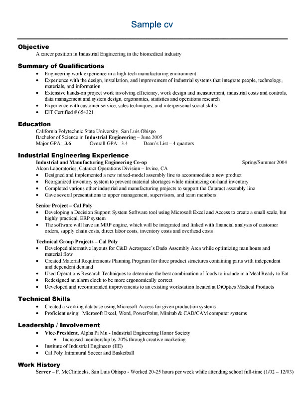 engineering resume format download. Free Sample Resume